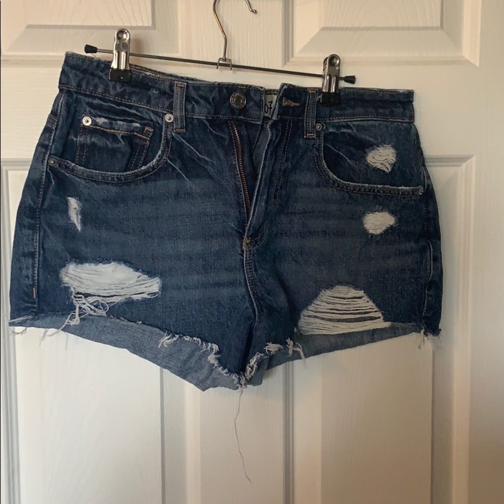 Garage jean shorts